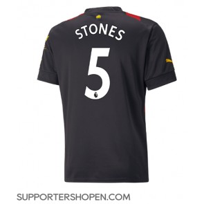 Manchester City John Stones #5 Borta Matchtröja 2022-23 Kortärmad